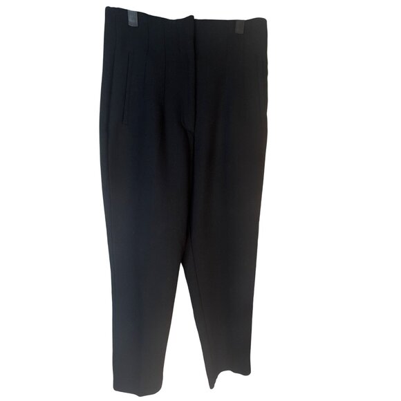 2/$30 ZARA Black Medium High-Waisted Tapered Dress Pants - Picture 1 of 15